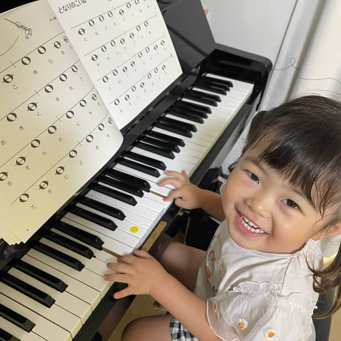 ピアノレッスンの様子